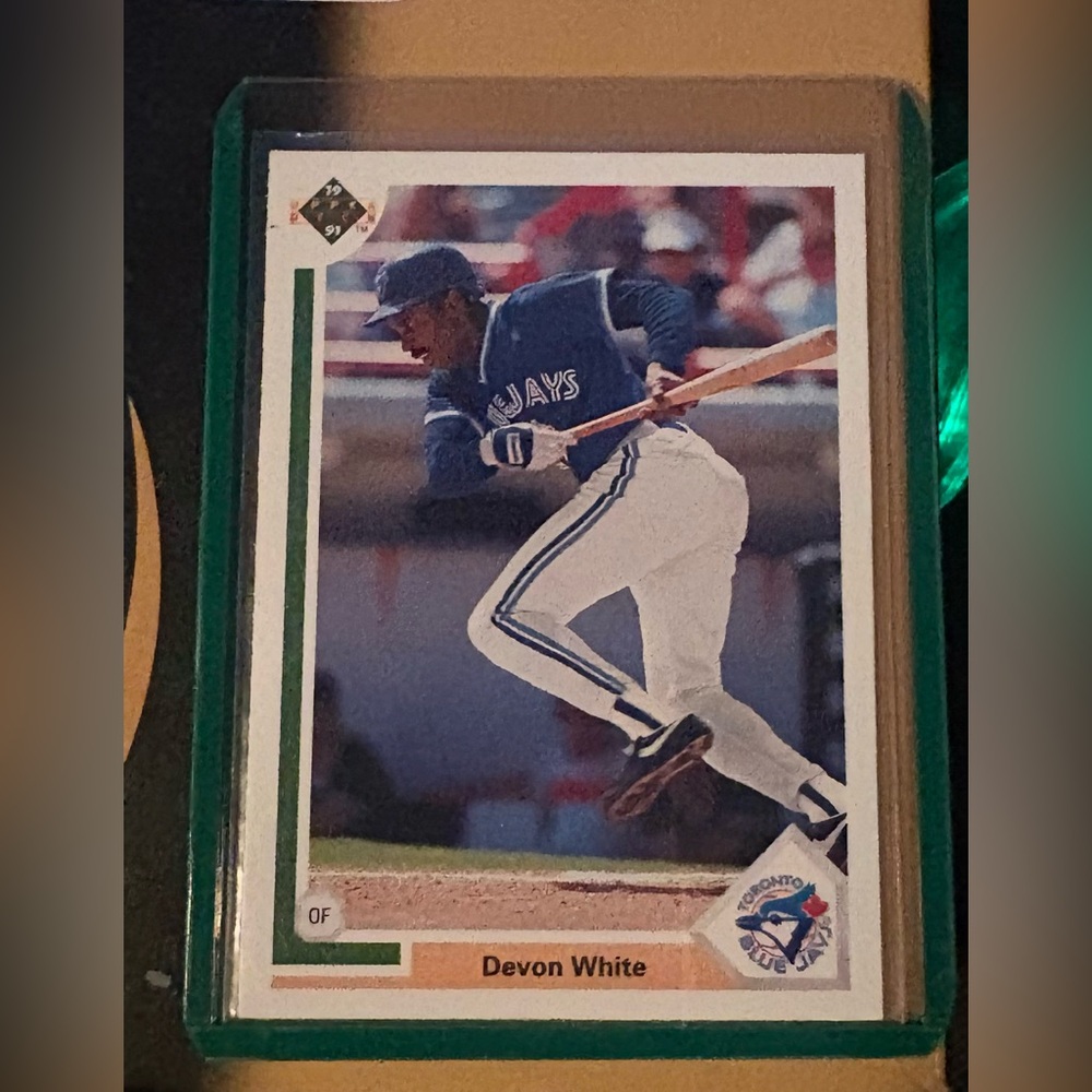 Devon White Toronto Blue Jays Baseball Card